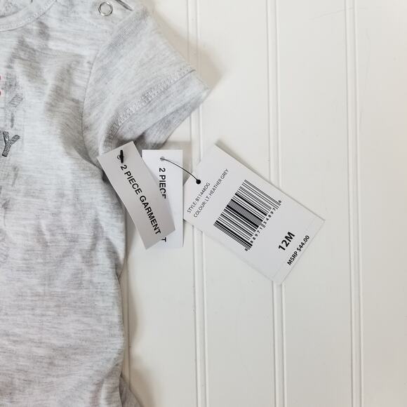 DKNY Short Sleeve Long Pant Outfit 12M - Picture 10 of 10